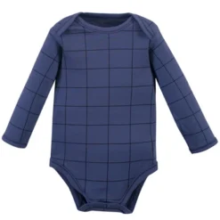 Touched By Nature Organic Cotton Long-Sleeve Bodysuits 5pk, Blue Elephant -Baby GUEST 03bbcebd 40b5 4400 a130 5dc8a2a705f8