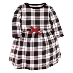 Touched By Nature Infant And Toddler Girl Organic Cotton Long-Sleeve Dresses, Red Winter Folk -Baby GUEST 03d1a6c0 b534 463a 9adc e867a65c399b