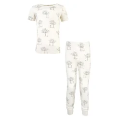 Touched By Nature Baby, Toddler And Kids Unisex Organic Cotton Tight-Fit Pajama Set, Birch Trees -Baby GUEST 04012ce7 26b4 438f 8986 957364840ae1
