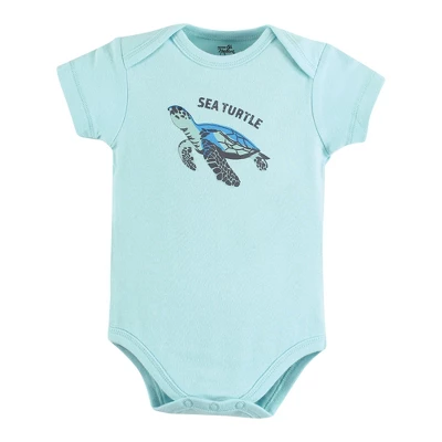 Touched By Nature Organic Cotton Bodysuits, Endangered Sea Animals 2 Touched By Nature Organic Cotton Bodysuits, Endangered Sea Animals - Image 2