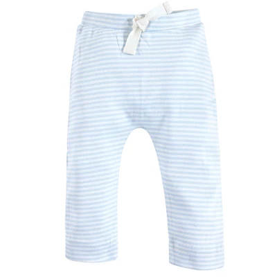 Touched By Nature Baby And Toddler Boy Organic Cotton Pants 4pk, Lt. Blue Gray 2 Touched By Nature Baby And Toddler Boy Organic Cotton Pants 4pk, Lt. Blue Gray - Image 2