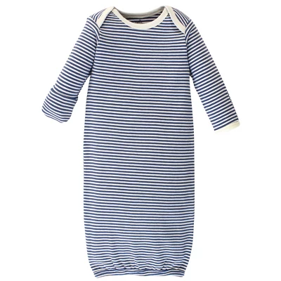 Touched By Nature Baby Boy Organic Cotton Long-Sleeve Gowns 3pk, Woodland, 0-6 Months 2 Touched By Nature Baby Boy Organic Cotton Long-Sleeve Gowns 3pk, Woodland, 0-6 Months - Image 2