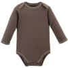 Touched By Nature Baby Boy Organic Cotton Long-Sleeve Bodysuits 5pk, Moose