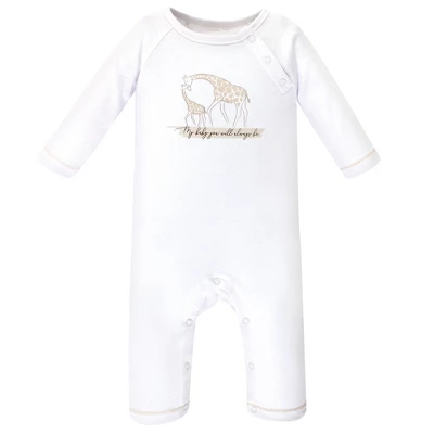 Touched By Nature Baby Organic Cotton Coveralls 3pk, Little Giraffe 3 Touched By Nature Baby Organic Cotton Coveralls 3pk, Little Giraffe - Image 3
