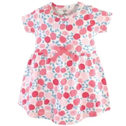 Touched By Nature Baby And Toddler Girl Organic Cotton Dress And Cardigan 2pc Set, Rosebud -Baby GUEST 0b1a44c2 c93e 4194 8157 85d9c9ed36e9