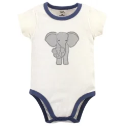 Touched By Nature Baby And Toddler Unisex Organic Cotton Hoodie, Bodysuit Or Tee Top, And Pant, Print Elephant -Baby GUEST 0b2d41e4 cd40 494e 8b6e 120c0d68006d