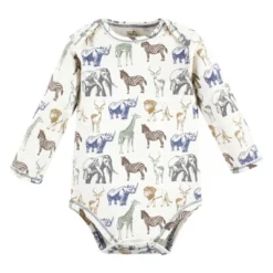 Touched By Nature Infant Boy Organic Cotton Long-Sleeve Bodysuits, Boy Safari -Baby GUEST 0d6a96e9 56d0 46c4 8336 80c74864b3cc