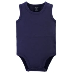 Touched By Nature Baby Boy Organic Cotton Bodysuits 5pk, Seagull