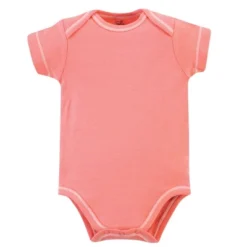 Touched By Nature Baby Girl Organic Cotton Bodysuits 5pk, Butterflies