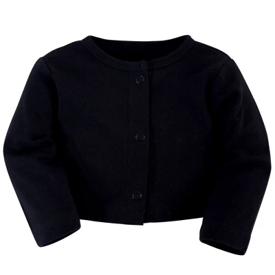 Touched By Nature Baby And Toddler Girl Organic Cotton Dress And Cardigan 2pc Set, Heart 2 Touched By Nature Baby And Toddler Girl Organic Cotton Dress And Cardigan 2pc Set, Heart - Image 2