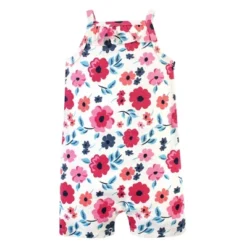 Touched By Nature Baby Girl Organic Cotton Rompers 3pk, Garden Floral Flutter -Baby GUEST 18ccfc9e 1ad5 43c0 a5a0 4d1fefea5197