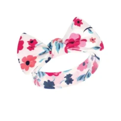 Touched By Nature Baby Girl Organic Cotton Swaddle Blanket And Headband Or Cap, Garden Floral, One Size -Baby GUEST 1ab1f779 0a48 431b acf4 423f7573958d
