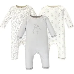 Touched By Nature Baby Organic Cotton Coveralls 3pk, Farm Friends -Baby GUEST 1df73717 fe0e 4160 a482 03422cbf0cb6