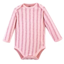 Touched By Nature Baby Girl Organic Cotton Long-Sleeve Bodysuits 5pk, Botanical -Baby GUEST 1fa5ca11 3edf 47db a6e0 0fc014eff4f0