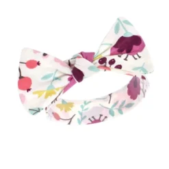 Touched By Nature Baby Girl Organic Cotton Swaddle Blanket And Headband Or Cap, Botanical, One Size -Baby GUEST 20235870 b142 418a 8324 234d00ee342f