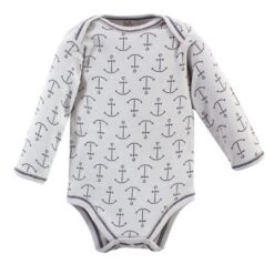 Touched By Nature Organic Cotton Long-Sleeve Bodysuits 5pk, Blue Whale -Baby GUEST 21d99a60 da8c 4f27 ae8a bf9ec1db0f7c