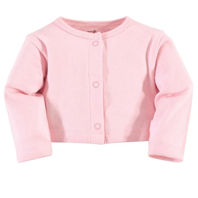 Touched By Nature Baby And Toddler Girl Organic Cotton Dress And Cardigan 2pc Set, Ditsy Floral 2 Touched By Nature Baby And Toddler Girl Organic Cotton Dress And Cardigan 2pc Set, Ditsy Floral - Image 2