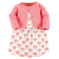 Touched By Nature Baby And Toddler Girl Organic Cotton Dress And Cardigan 2pc Set, Tulip 7 Touched By Nature Baby And Toddler Girl Organic Cotton Dress And Cardigan 2pc Set, Tulip -Baby GUEST 2809dd75 2819 43c3 a4bc 26aea588a5b2