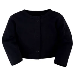 Touched By Nature Baby And Toddler Girl Organic Cotton Dress And Cardigan 2pc Set, Black Red Heart -Baby GUEST 29bdb702 0a3c 4824 a98a b534467e1052