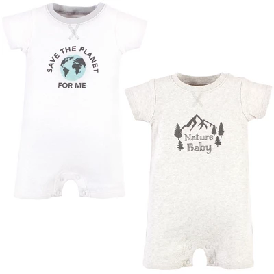 Touched By Nature Unisex Baby Organic Cotton Rompers, Nature Baby 4 Touched By Nature Unisex Baby Organic Cotton Rompers, Nature Baby - Image 4