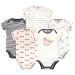 Touched By Nature Baby Boy Organic Cotton Bodysuits 5pk, Fox -Baby GUEST 2a37dd2c 9c04 4c04 92af 3a1392c087c8