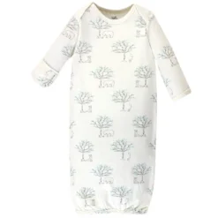 Touched By Nature Organic Cotton Gowns, Birch Tree, Preemie/Newborn