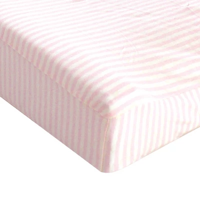 Touched By Nature Baby Girl Organic Cotton Changing Pad Cover, Girl Elephant, One Size 1 Touched By Nature Baby Girl Organic Cotton Changing Pad Cover, Girl Elephant, One Size