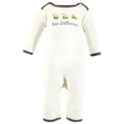 Touched By Nature Organic Cotton Coveralls, Bee Different -Baby GUEST 2c0edc03 0694 4668 8e9d dbbf047147f6