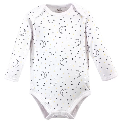 Touched By Nature Baby Boy Organic Cotton Long-Sleeve Bodysuits 5pk, Constellation 3 Touched By Nature Baby Boy Organic Cotton Long-Sleeve Bodysuits 5pk, Constellation - Image 3