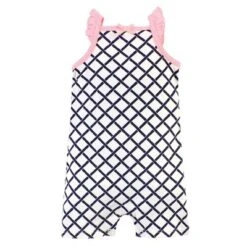 Touched By Nature Baby Girl Organic Cotton Rompers 3pk, Bright Butterflies