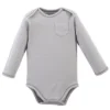 Touched By Nature Baby Boy Organic Cotton Long-Sleeve Bodysuits 5pk, Happy Camper