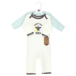 Touched By Nature Organic Cotton Coveralls, Save The Bees
