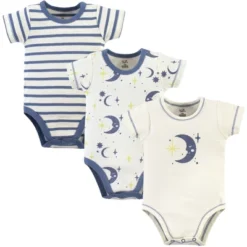 Touched By Nature Baby Boy Organic Cotton Bodysuits 3pk, Moon -Baby GUEST 3491e949 290d 42ad 82ea d36d1c522d15