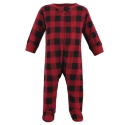 Touched By Nature Baby Organic Cotton Zipper Sleep And Play 3pk, Tree Plaid -Baby GUEST 350aec82 337e 4890 85cc 81eb806dc674