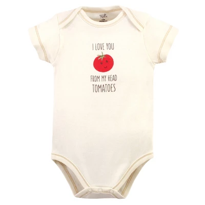 Touched By Nature Organic Cotton Bodysuits 5pk, Corn 3 Touched By Nature Organic Cotton Bodysuits 5pk, Corn - Image 3