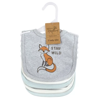 Touched By Nature Unisex Baby Organic Cotton Bibs, Dreamy Woodland, One Size 1 Touched By Nature Unisex Baby Organic Cotton Bibs, Dreamy Woodland, One Size