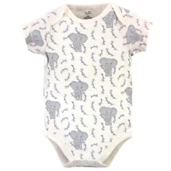 Touched By Nature Baby Girl Organic Cotton Bodysuits 5pk, Girl Elephant -Baby GUEST 3a554dad fd55 4c1a 9a59 722d6e7dddb9