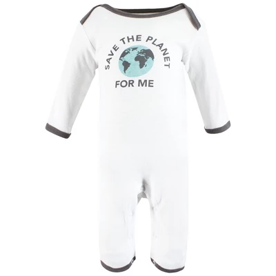 Touched By Nature Unisex Baby Organic Cotton Coveralls, Nature Baby 3 Touched By Nature Unisex Baby Organic Cotton Coveralls, Nature Baby - Image 3