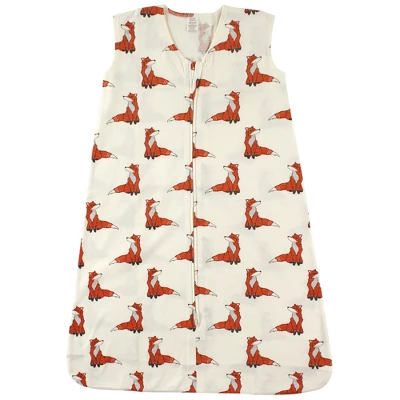 Touched By Nature Baby Boy Organic Cotton Sleeveless Wearable Sleeping Bag, Sack, Blanket, Boho Fox 1 Touched By Nature Baby Boy Organic Cotton Sleeveless Wearable Sleeping Bag, Sack, Blanket, Boho Fox