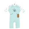 Touched By Nature Organic Cotton Coveralls, Endangered Sea Turtle