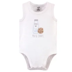 Touched By Nature Baby Boy Organic Cotton Bodysuits 5pk, Milk & Cookies -Baby GUEST 49b77fb2 05f8 4ee6 ab30 1cbcc04dc502