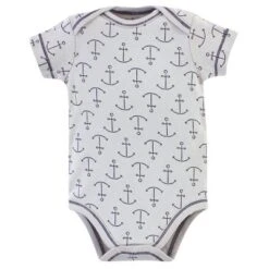 Touched By Nature Organic Cotton Bodysuits 5pk, Blue Whale -Baby GUEST 4d288dc3 e49e 4cdc b8f8 61a48a2ac3d3