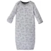 Touched By Nature Unisex Baby Organic Cotton Gowns, Constellation, Preemie/Newborn