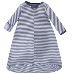 Touched By Nature Baby Organic Cotton Long-Sleeve Wearable Sleeping Bag, Sack, Blanket, Elephant