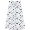 Touched By Nature Baby Boy Organic Cotton Sleeveless Wearable Sleeping Bag, Sack, Blanket, Dino