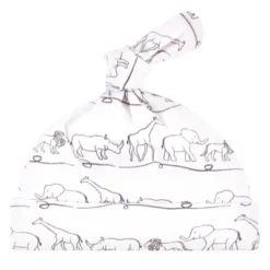 Touched By Nature Unisex Baby Organic Cotton Swaddle Blanket And Cap, Safari, 0-6 Months -Baby GUEST 52df0884 4c99 49ea 912a f02f4780c5d4