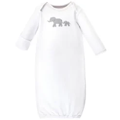 Touched By Nature Baby Organic Cotton Long-Sleeve Gowns 3pk, Marching Elephant, 0-6 Months -Baby GUEST 55fe081b 7e97 4221 bb86 1a7a12b91505