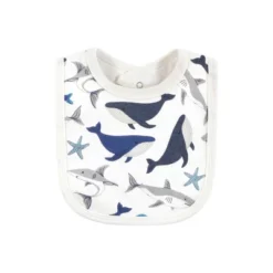 Touched By Nature Infant Boy Organic Cotton Bibs, Mystic Sea, One Size -Baby GUEST 56545ba6 8f57 4f26 99de ec534d2e9c10