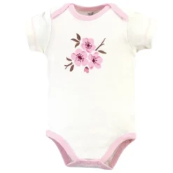 Touched By Nature Baby Girl Organic Cotton Bodysuits 5pk, Cherry Blossom -Baby GUEST 56fb3182 a2b3 41ab 94cf 8f08fa95f0b5