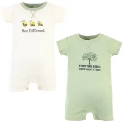 Touched By Nature Unisex Baby Organic Cotton Rompers, Bee Different -Baby GUEST 5826b5df ee00 4d8a aa76 e763ddd59c1c